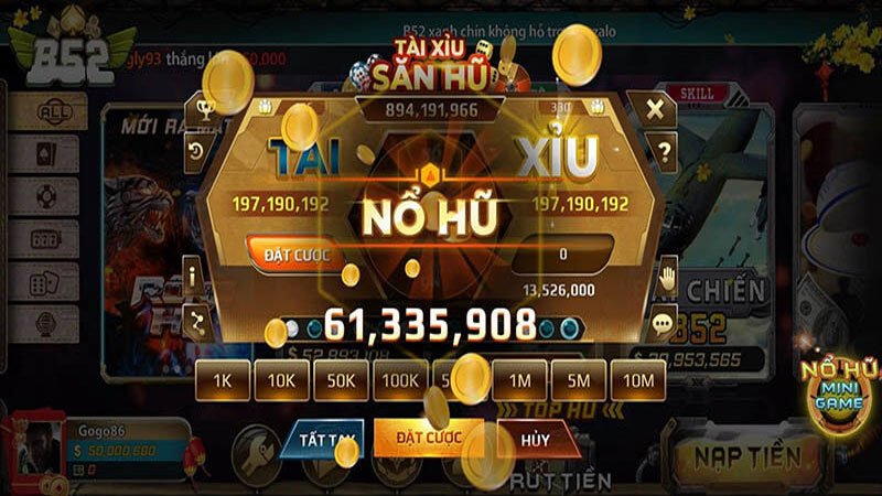 Tựa game gây thu hút cộng đồng chơi nổ hũ